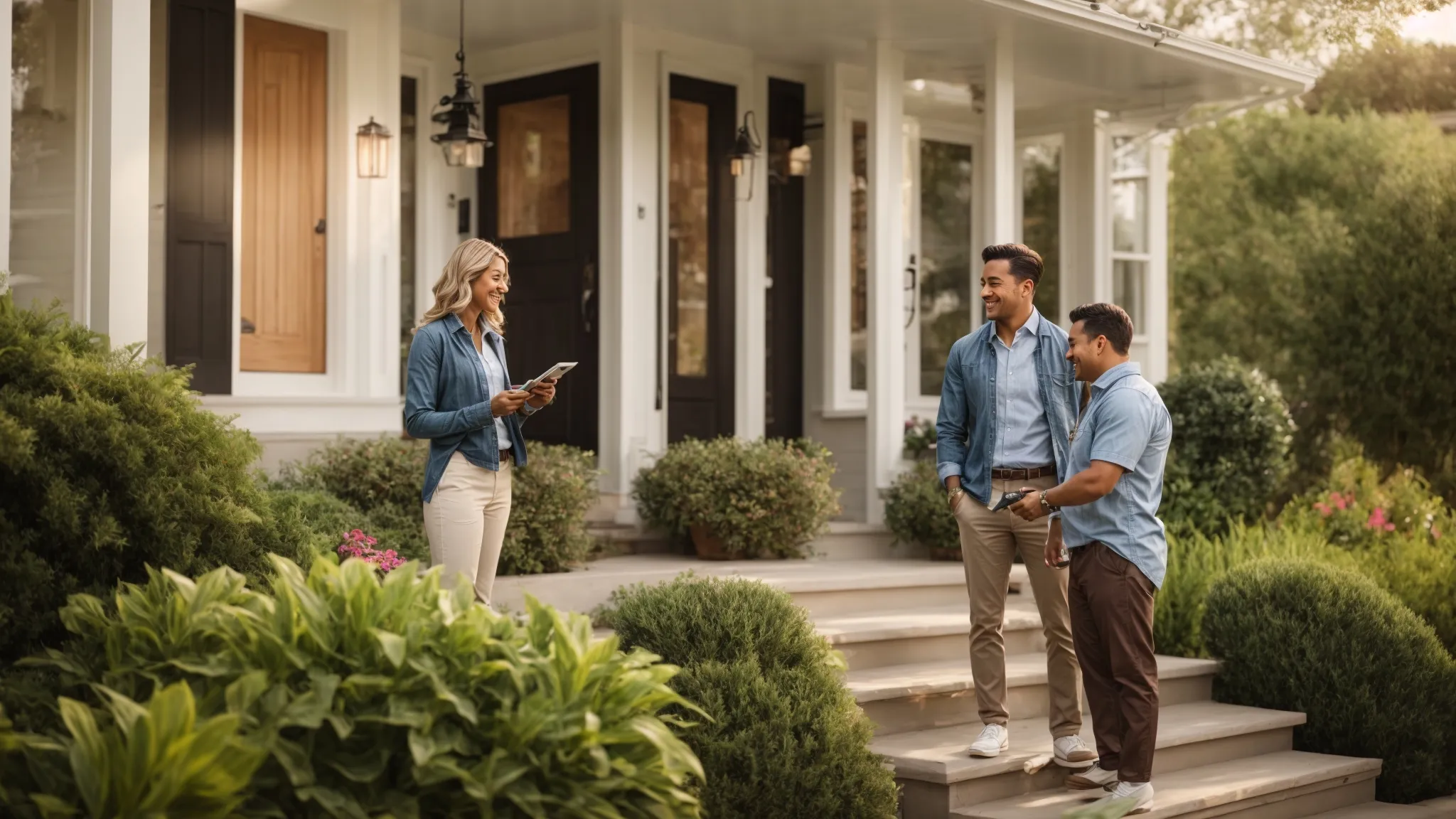 users 7dd1dc79 7cb9 40c2 b5f8 d0e040fa311b generations 2696d4ab ebdd 405f 9991 6453f2c0ae75 PhotoReal Create an image showcasing a seamless home selling p 0 2