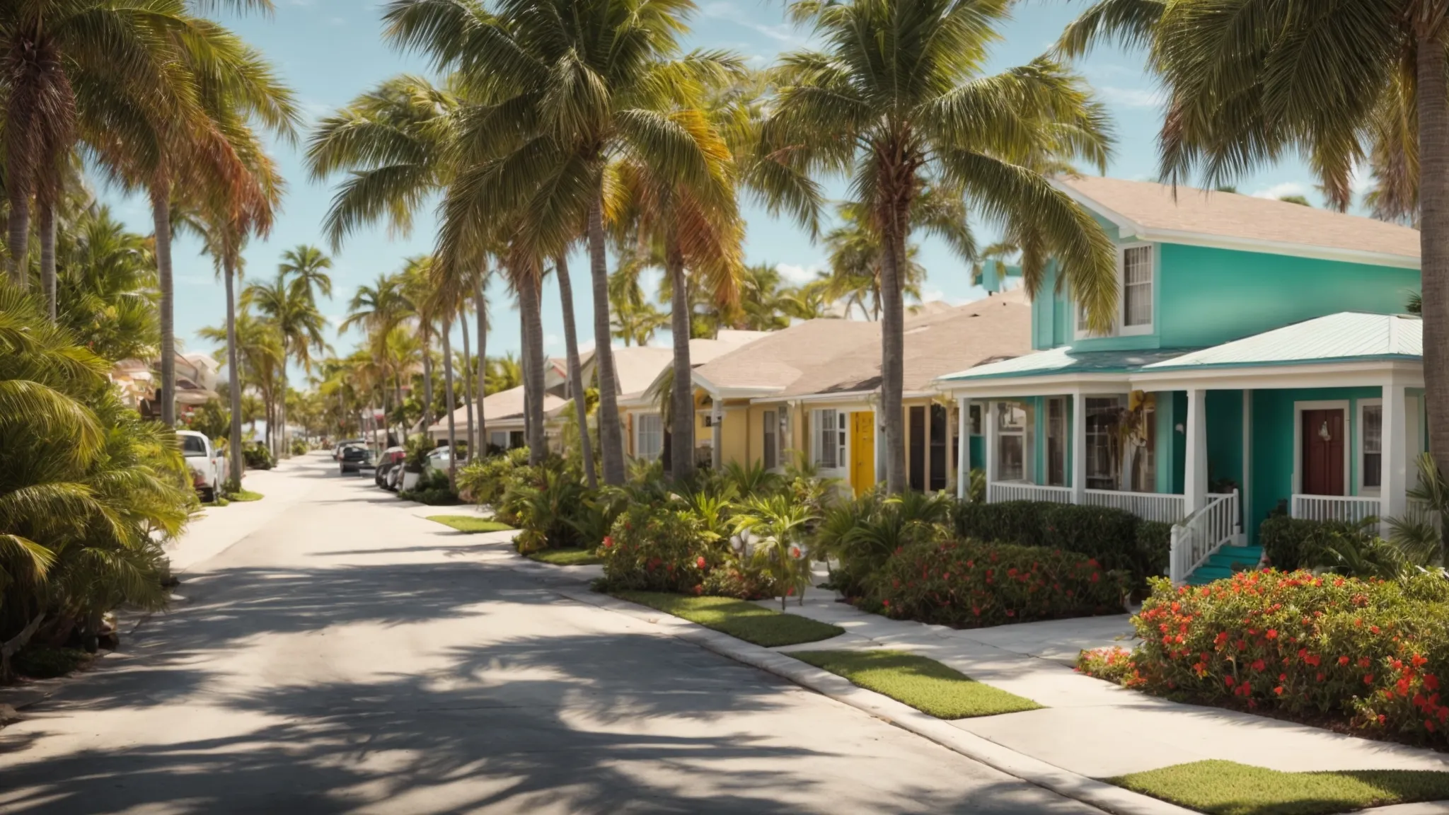 users 7dd1dc79 7cb9 40c2 b5f8 d0e040fa311b generations 97e12e62 faff 4018 ae9d 74b21328b394 PhotoReal Create an image showcasing a vibrant Florida neighbo 0 1